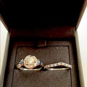 Diamond Engagement ring set,